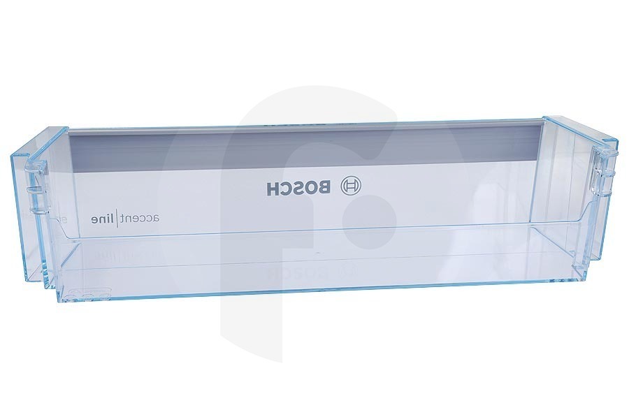 Bosch Frigorifero Ripiano bottiglie (ripiano porta) trasparente per Bosch, Siemens e altri frigo e congelatore combinato 11009550