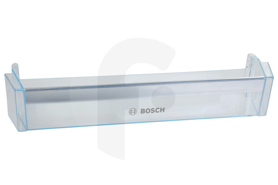 Bosch Frigorifero Portabottiglie (balconcino porta) trasparente per Bosch, Siemens e altri frigoriferi combinati 11035494 adatto a tra cui KGF56PI4021, KGN56LWF0N02