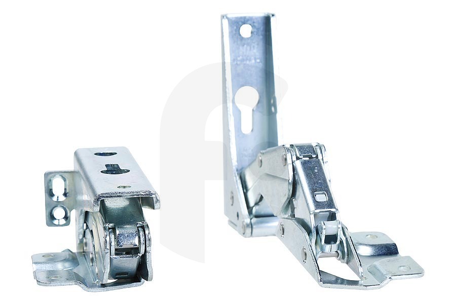 Philips/Whirlpool Frigorifero Cerniera (cerniera per porta) della porta 2 pezzi per Atag e altri frigo e congelatore combinato 608770, 00608770