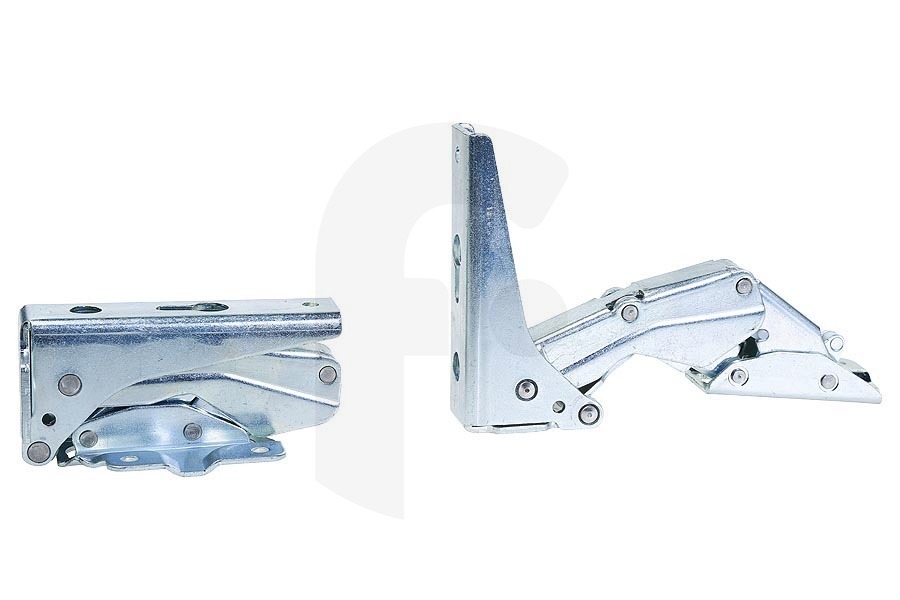 Atag 41703 Frigorífico Bisagra (bisagra de puerta) de la puerta 2 piezas para Atag y otros frigorífico y congelador combinado 608770, 00608770 apto para entre otros KD6122, KD6178