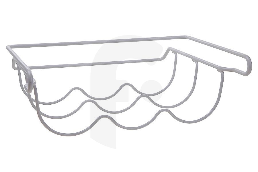 Gorenje 9029865335 Frigorífico Soporte de botellas (Colgante en estante, blanco) frigorífico 9029792182 apto para entre otros Botellero universal