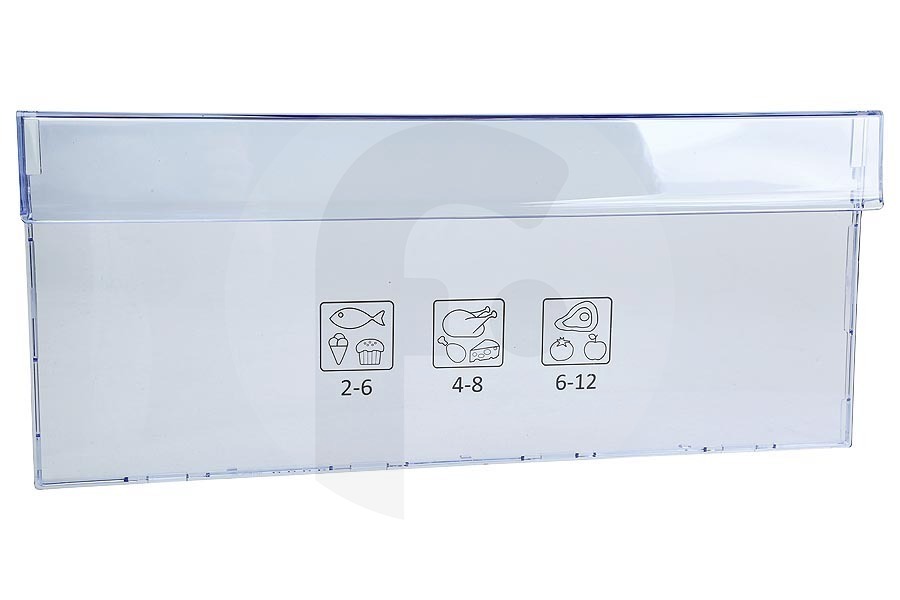 Beko Frigorífico Beko frente (panel frontal) del cajón del congelador 190mm Frigorífico / Congelador 4634610100 apto para entre otros CSA365K30, CN365E30, RCNA365K20