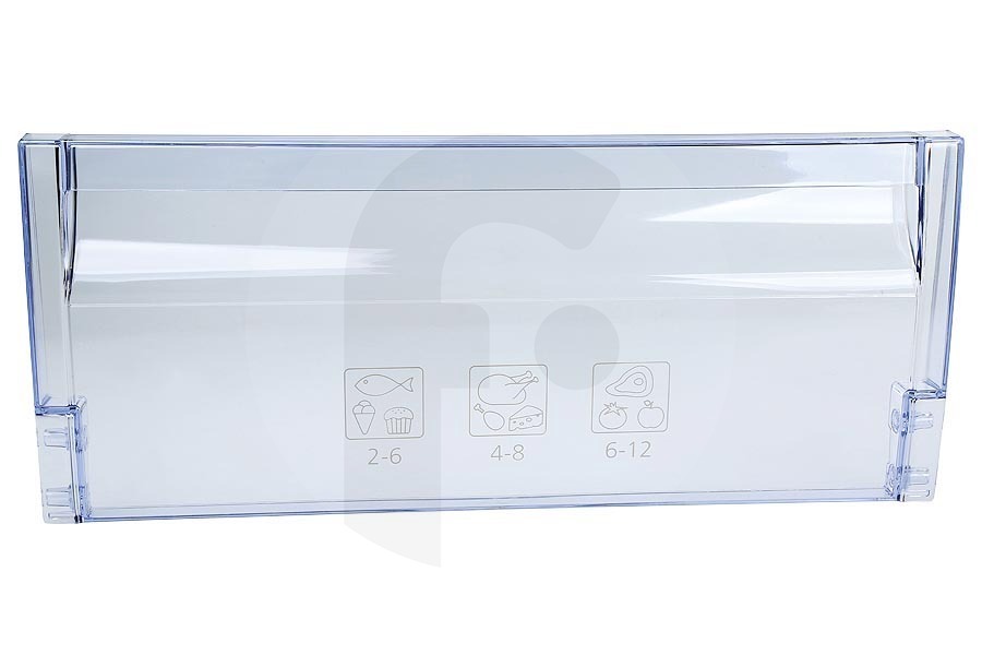 Beko Congelatore Beko frontale (pannello frontale, sportello dello scomparto congelatore) del cassetto del congelatore, trasparente, Congelatore Frigorifero / Congelatore 4397311300 adatto a tra cui FS127930, FN121420, FN130930