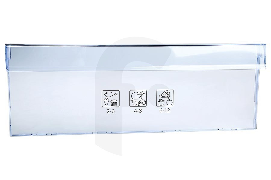 Beko panel frontal del cajón congelador transparente frigorífico y congelador combinado 4948150400 apto para entre otros RCNE520E41ZX