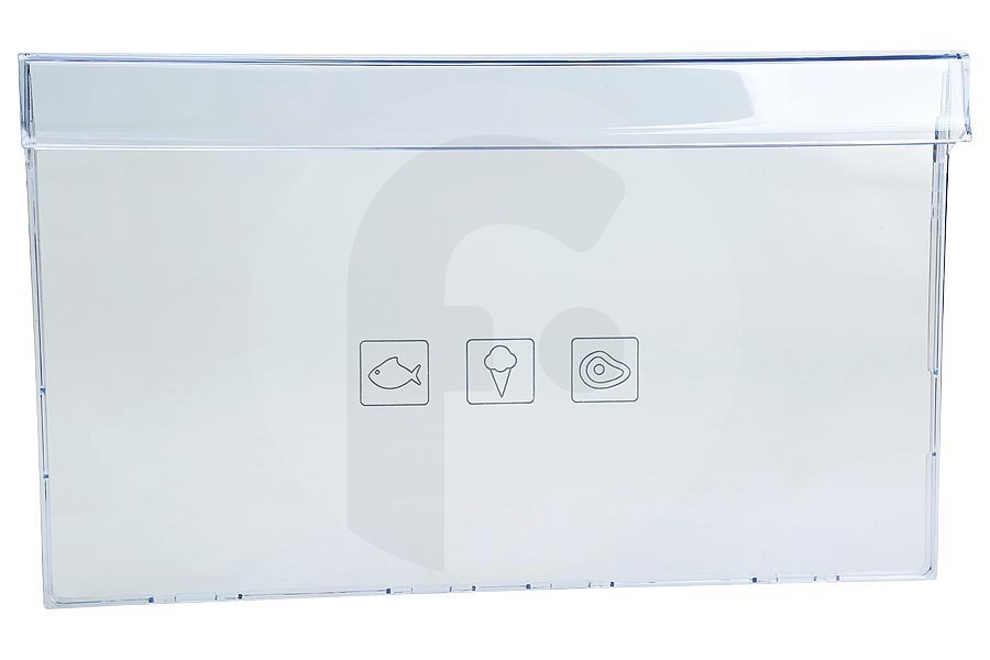 Beko panel frontal del cajón congelador transparente congelador 5928600100 apto para entre otros RFSE200T20W, RFNE200E20W