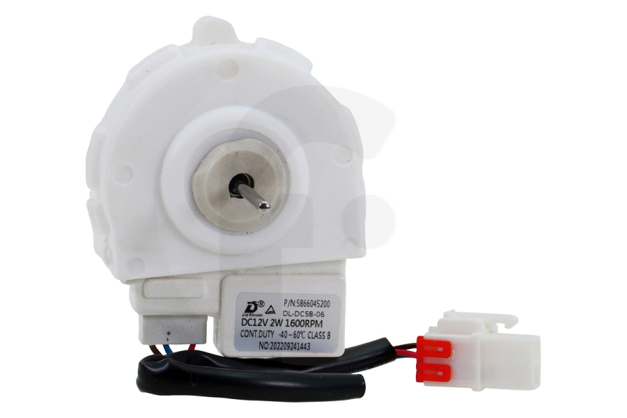 Beko motor del ventilador del evaporador frigorífico americano 4397620100 apto para entre otros GN162335X, GN1416220CX, GQN21255X
