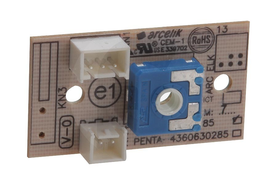 Beko 4360635285 Frigorífico Placa de circuito impreso (sistema de control eléctrico PCB) frigorífico 4360630285 apto para entre otros CN228120, FNE1070, FSE25800