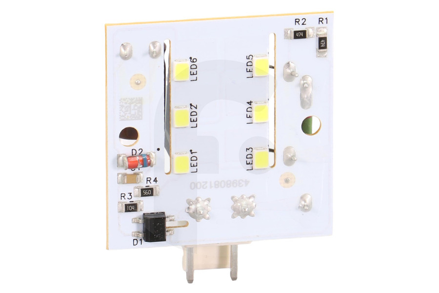 Beko Frigorífico Beko iluminación LED 4398081200 Frigorífico apto para entre otros RCSA240K30WN, CSA240M31WN, CS234021T