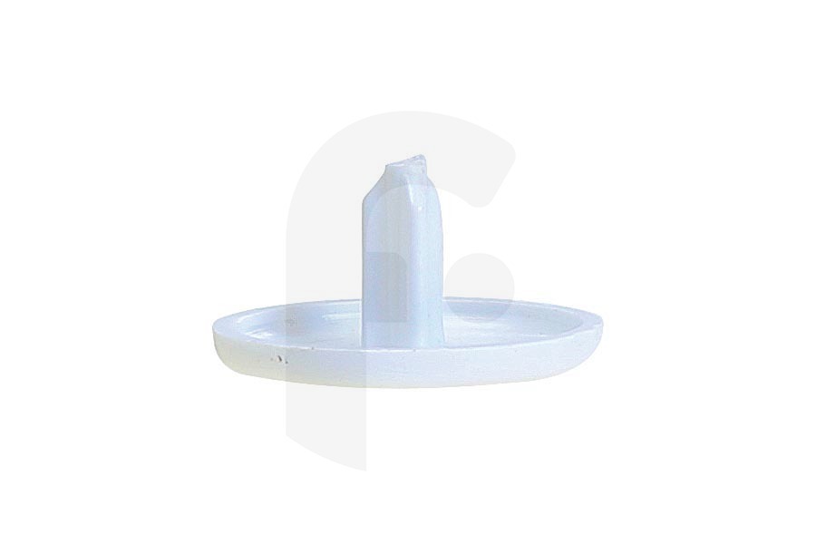 Liebherr Congelador Liebherr cubierta (tapa) del orificio del tornillo, mango blanco Frigorífico / Congelador 7422810 apto para entre otros CUP2221, GN1923