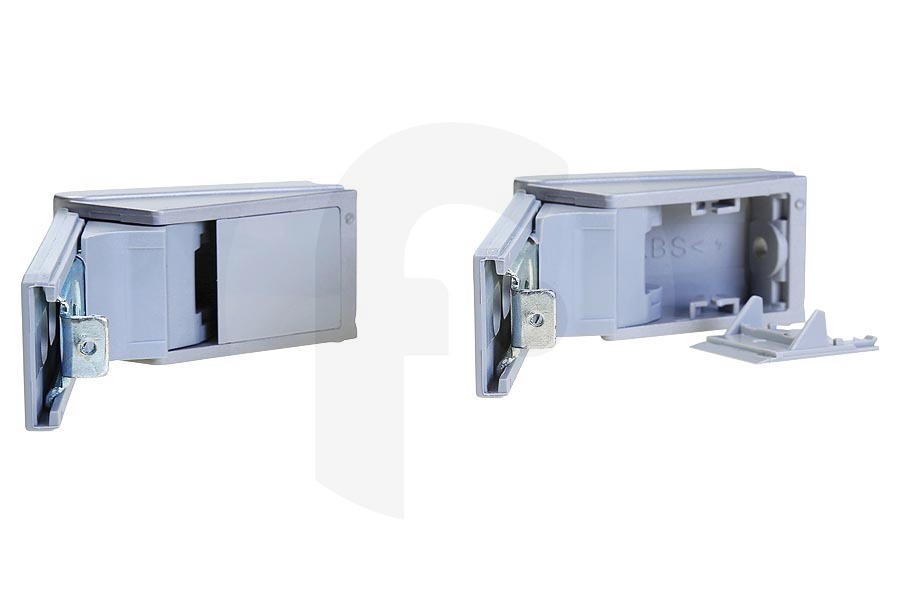 Liebherr Congelatore Kit di riparazione per maniglia porta argentata frigorifero Liebherr 9590180