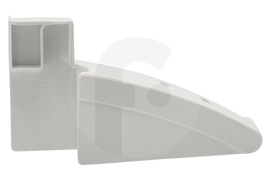 Liebherr Frigorífico Soporte de placa de vidrio para el estante de la puerta Frigorífico Izquierda 114 x 60 x 40 mm 9097208 apto para entre otros EK1554, EK1750, EK2554