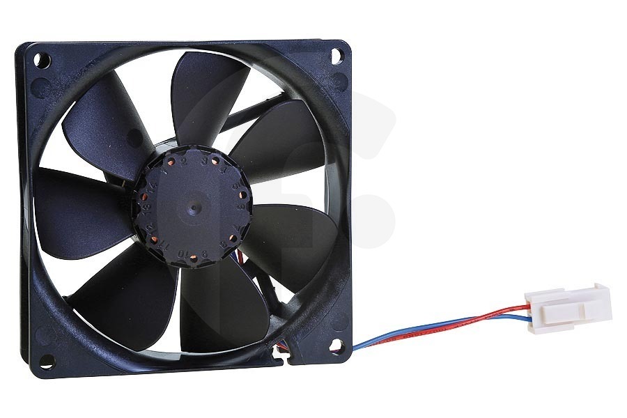 Liebherr Congelador Liebherr ventilador (aleta, hélice, aspa) negro, con motor ebmpapst 3412 NGMER Frigorífico / Congelador 6108098