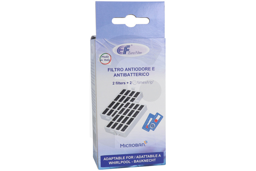 KitchenAid Frigorifero Filtro antibatterico 2 pezzi Frigorifero 481248048172