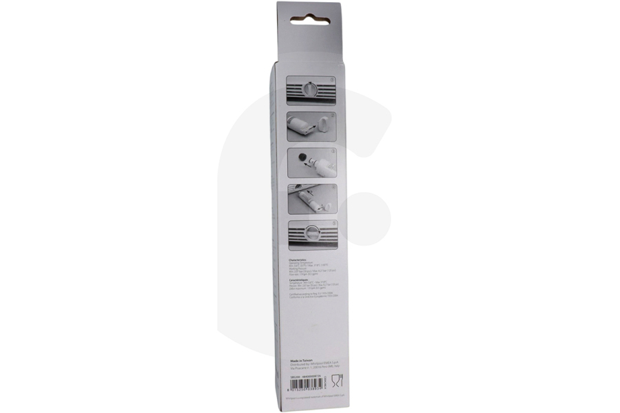 WPRO Kühlschrank Whirlpool wasserfilter SBS002 48x48x255mm Kühlschrank / Gefrierschrank 484000008726