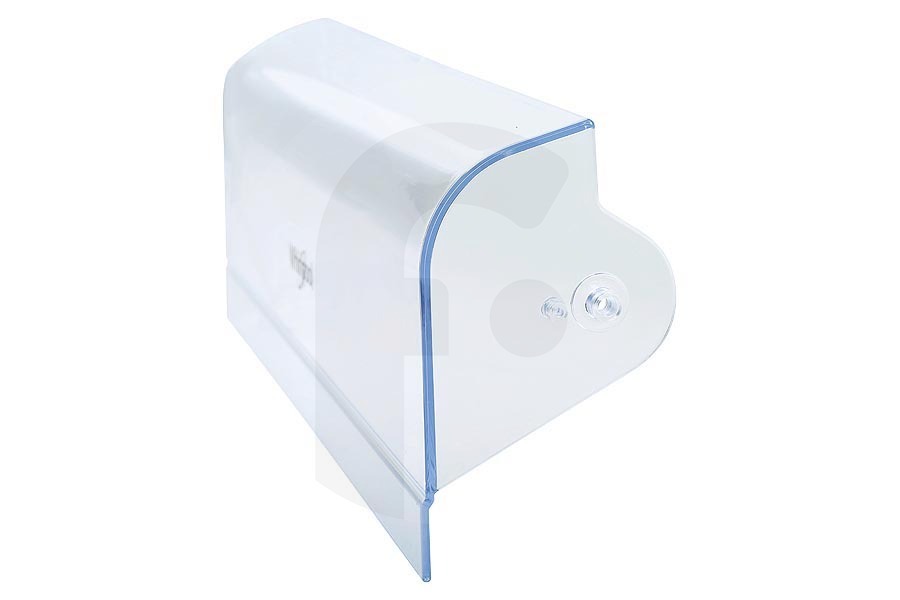 Whirlpool Frigorifero Coperchio per scomparto burro (ripiano porta) trasparente per Whirlpool e altri frigo e congelatore combinato 481011024462