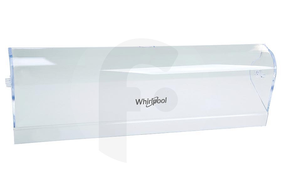 Whirlpool Frigorífico Tapa del compartimento mantequilla (estante puerta) transparente para Whirlpool y otros frigorífico y congelador combinado 481011024462 apto para entre otros ARG8612A, ART6500A, ART374A