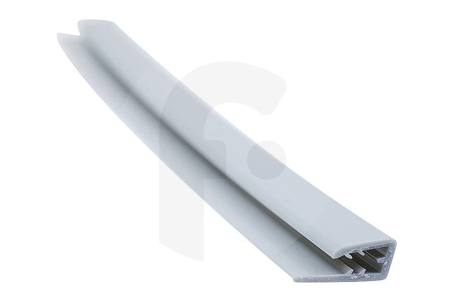 KitchenAid Frigorifero Bordo per lastra in vetro (ripiano) grigio frontale per Whirlpool e altri frigo e congelatore combinato 481010727129