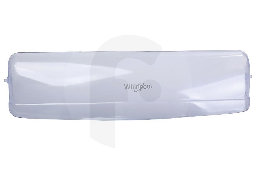 Whirlpool Frigorífico Tapa del compartimento mantequilla (estante puerta) transparente para Whirlpool y otros frigorífico y congelador combinado C00525079 apto para entre otros WM1040AW, KR1883A2, ARC103