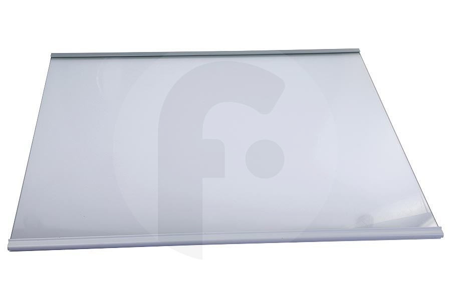 Whirlpool Frigorifero Lastra di vetro (ripiano) completa incl. profili (bordi) per Whirlpool e altri frigo e congelatore combinato 481010667592