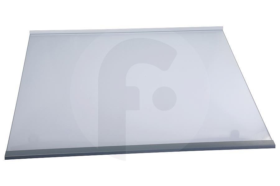 Hotpoint-ariston Frigorífico Placa de vidrio (estante) completa incl. perfiles (bordes) para Whirlpool y otros frigorífico y congelador combinado 481010667592 apto para entre otros KGLF18A3IN, BLFV8121OX