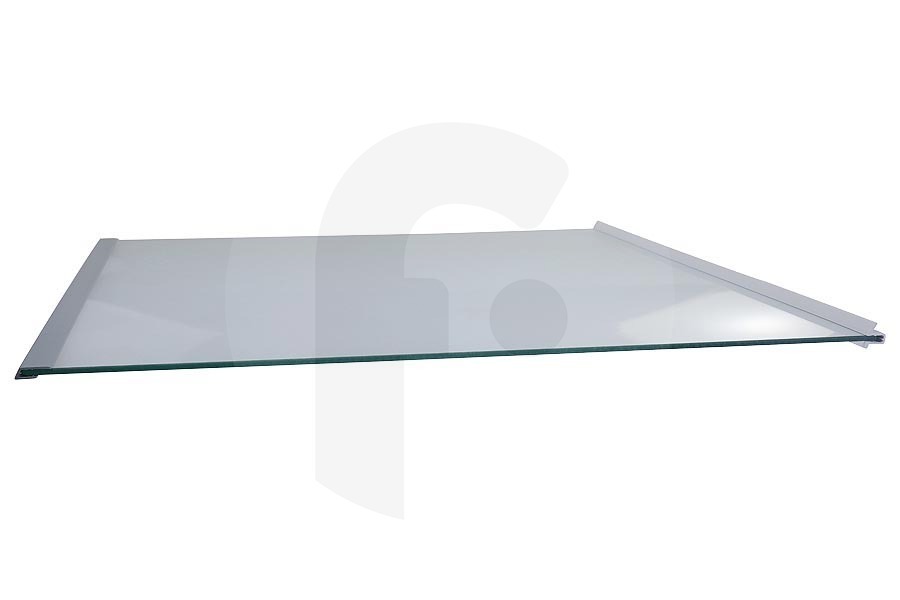 Whirlpool Frigorifero Lastra di vetro (ripiano) completa incl. profili (bordi) per Whirlpool e altri frigo e congelatore combinato 481010667592
