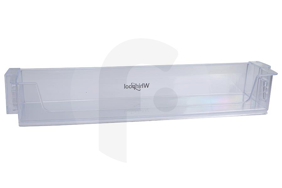 Whirlpool Frigorifero Ripiano porta trasparente per Whirlpool e altri frigo e congelatore combinato 481011024291