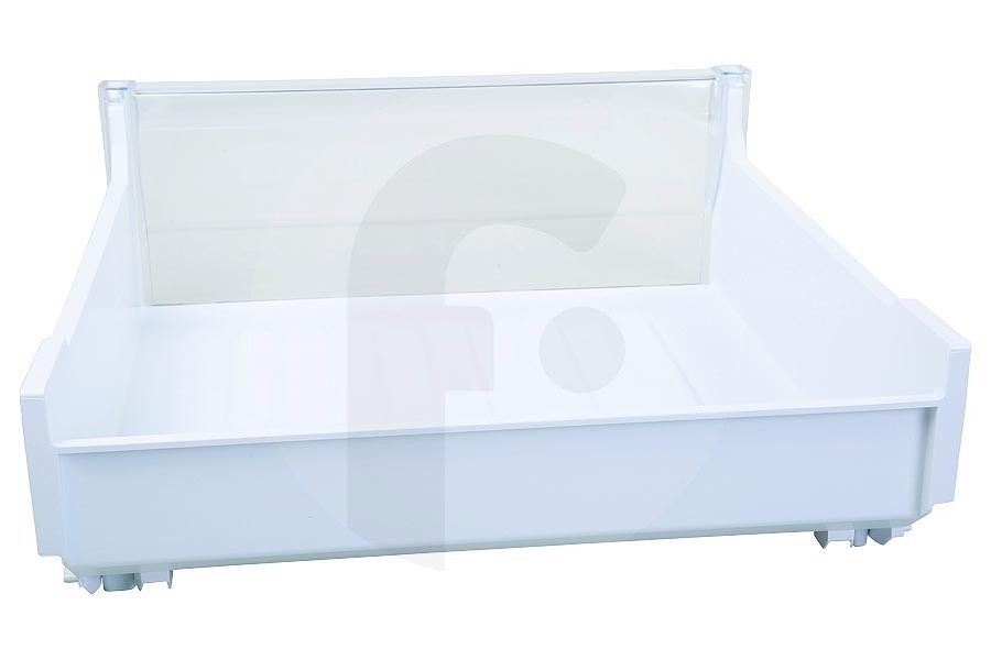 Whirlpool Frigorifero Cassetto congelatore (contenitore) bianco trasparente per Whirlpool e altri frigo e congelatore combinato 481010694096