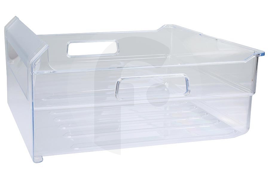 Hotpoint Congelatore Cassetto congelatore (contenitore) trasparente per Whirlpool e altri congelatore 481010646233