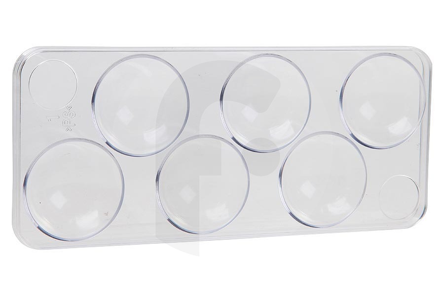 KitchenAid Frigorifero Scaffale Frigorifero per 6 Uova 195 x 85 x 20 mm Transparente