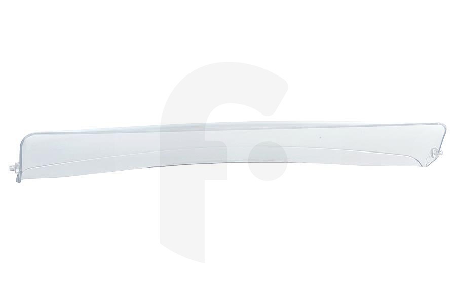Whirlpool Frigorifero Coperchio per Ripiano per Burro Frigorifero adatto per Whirlpool, Bauknecht 458 x 115 mm Trasparente