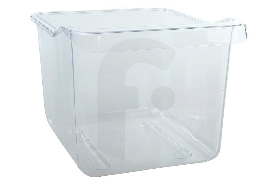 Cda (cont.dom.appl.) Frigorífico Cajón de verduras transparente 290x232x200mm Frigorífico 481241848728 apto para entre otros ART4645, ART450ALH