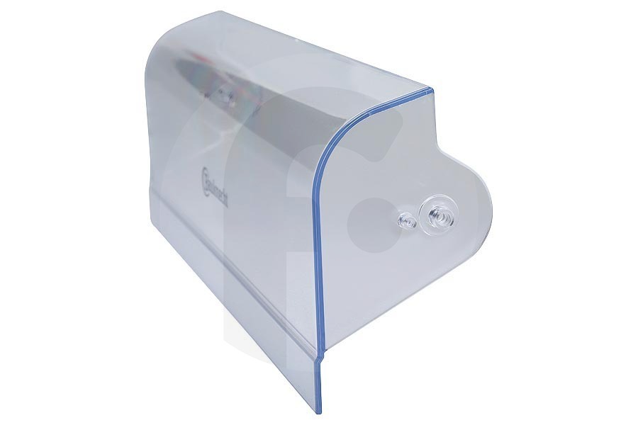 Whirlpool Frigorifero Coperchio per scomparto burro (ripiano porta) trasparente per Whirlpool e altri frigo e congelatore combinato 481010702738