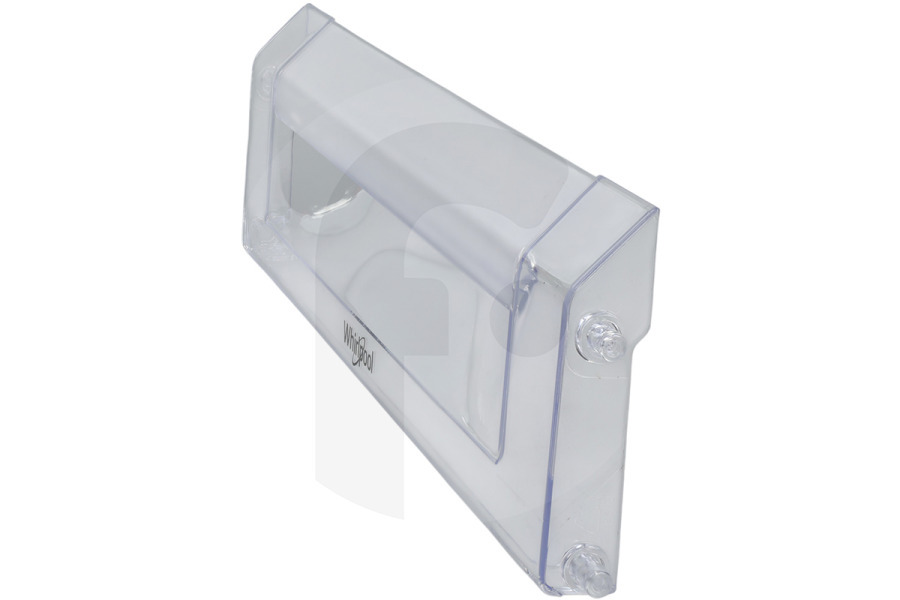 Whirlpool Gefrierschrank Whirlpool Gefrierfachklappe transparent für Kühlschrank 481010646375