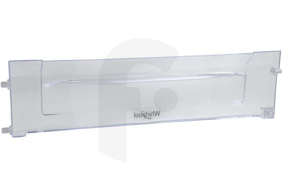 Whirlpool Gefrierschrank Whirlpool Gefrierfachklappe transparent für Kühlschrank 481010646375