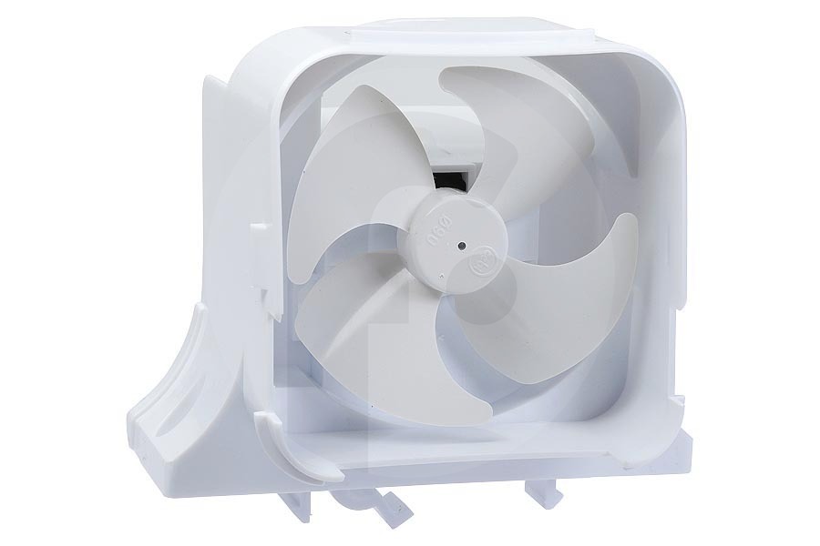 Elica Frigorífico Motor del ventilador completo incl. alojamiento para Whirlpool y otros frigorífico y congelador combinado 481010595122 apto para entre otros WTV5505NFW, BA3388NFCIX, KR19F3AWS