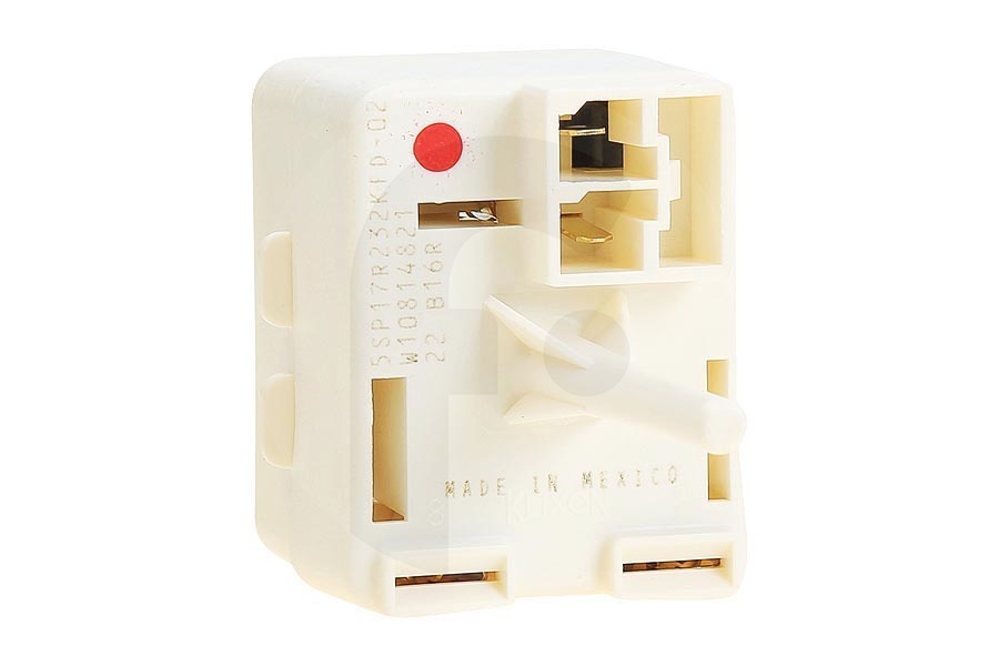 Whirlpool Frigorífico Relé de arranque (5 uf) frigorífico 480132101952 frigorífico 480132101952 apto para entre otros KRBC9025, KRBD9910