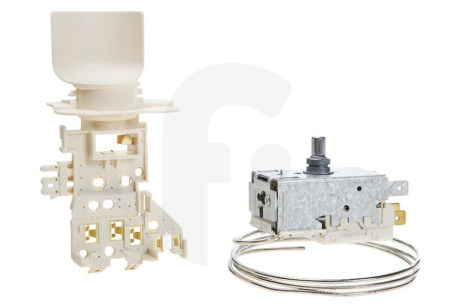 Ikea Frigorífico Termostato universal set de reparación con portalámparas, Ranco K59-S1884500 3 + 2 contactos Frigorífico  apto para entre otros ART4834, KGIK3200A