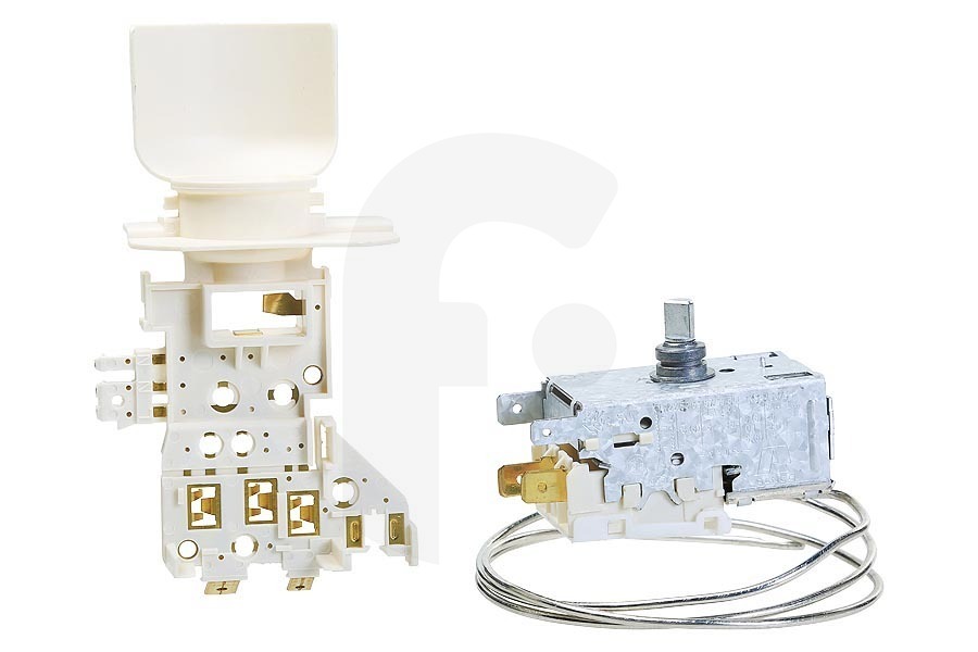 Ikea Congelador Termostato set de reparación con soporte de la lámpara Ranco K59-S1900/500 3 + 2 contactos  Frigorífico 481228238231 apto para entre otros WBE34172, WBM3116, KG812AWS