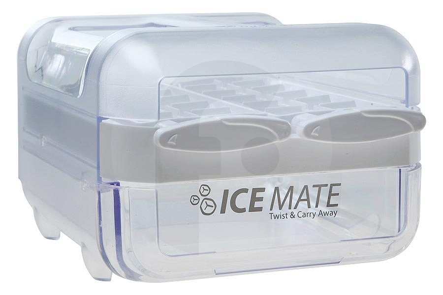 WPRO Frigorífico Máquina para hacer hielo (ice mate, con recipiente de almacenamiento de hielo extraíble con función de giro) frigorífico 484000001113 frigorífico 484000001113 apto para entre otros Frigorífico, congelador