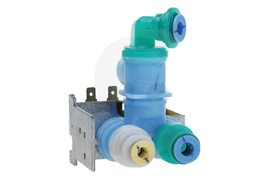 Whirlpool Frigorifero valvola d'immissione (doppia, angolata) per frigorifero 481201225743