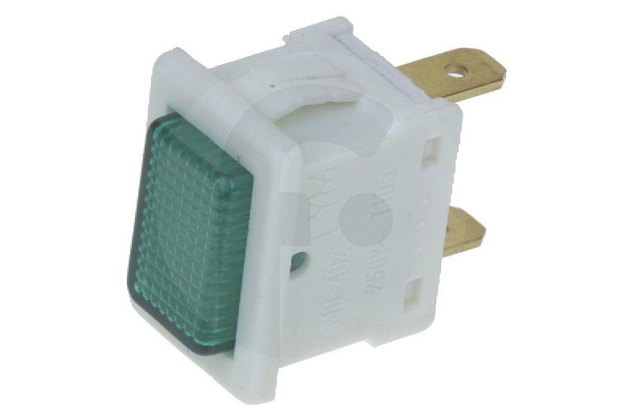Whirlpool Frigorífico Lámpara/bombilla (indicadora, verde) frigorífico 481913448298 apto para entre otros AFG 311-312-340-341