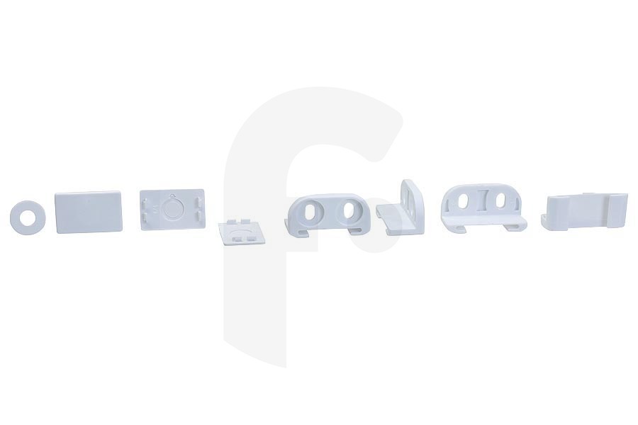 Pelgrim Frigorifero Set di fissaggio porta su porta per Pelgrim e altri frigo e congelatore combinato 36416