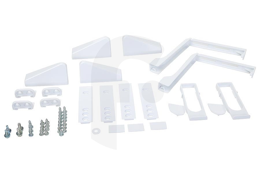 Pelgrim 714352 Frigorífico Kit de fijación puerta con puerta para Pelgrim y otros frigorífico y congelador combinado 36416 apto para entre otros PCS4178L