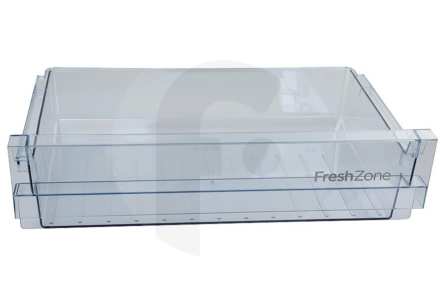 Pelgrim 410812 Frigorífico Cajón para verduras (contenedor) transparente para Atag y otros frigorífico y congelador combinado 410811 apto para entre otros PKV5180RVSP11, KVV754KOPE01