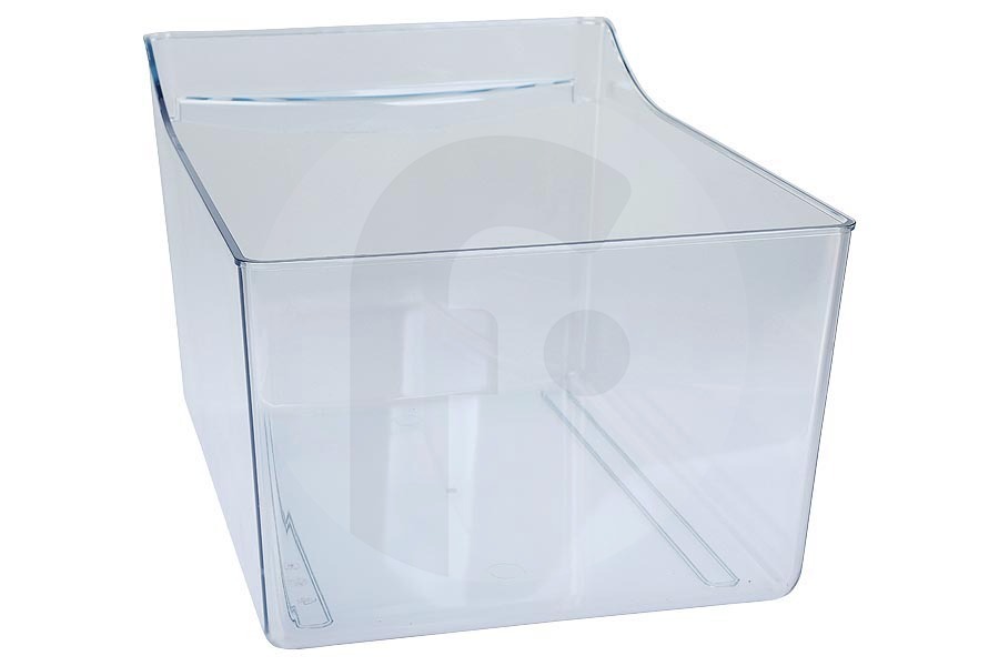 Pelgrim Frigorifero Cassetto verdura (contenitore) trasparente piccolo per Pelgrim e altri frigo e congelatore combinato 333665