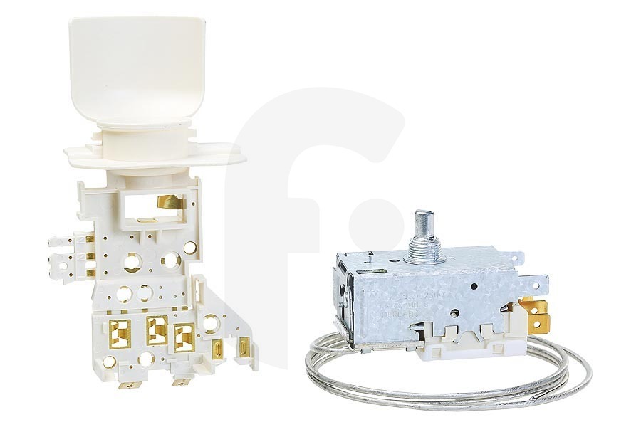 Ikea Smeg termostato set de reparación con soporte de la lámpara 3 + 2 contactos  Frigorífico 698731743 apto para entre otros FAB28RP, FAB28LAZ