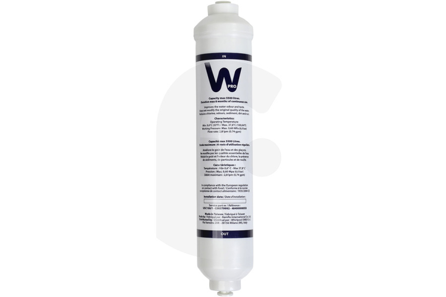 Comfee Frigorifero WPRO Samsung Filtro dell'acqua frigorifero USC100, 481281718629