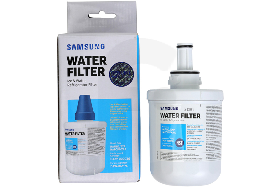 Samsung DA2900003G DA29-00003G Frigorífico Filtro de agua frigorífico apto para entre otros RS23FC, RS25