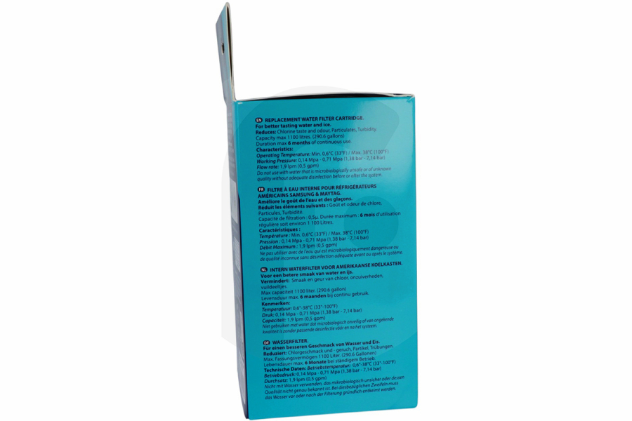 WPRO Frigorífico Filtro de agua WPRO APP100 para refrigerador 484000000513