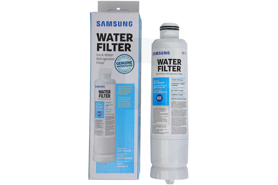 Gorenje Samsung filtro de agua DA2900020B HAF-CIN/EXP 225x52mm Frigorífico / Congelador DA2900020B apto para entre otros RF24HSESBSR, RF56J9041SR, RH57H90707F